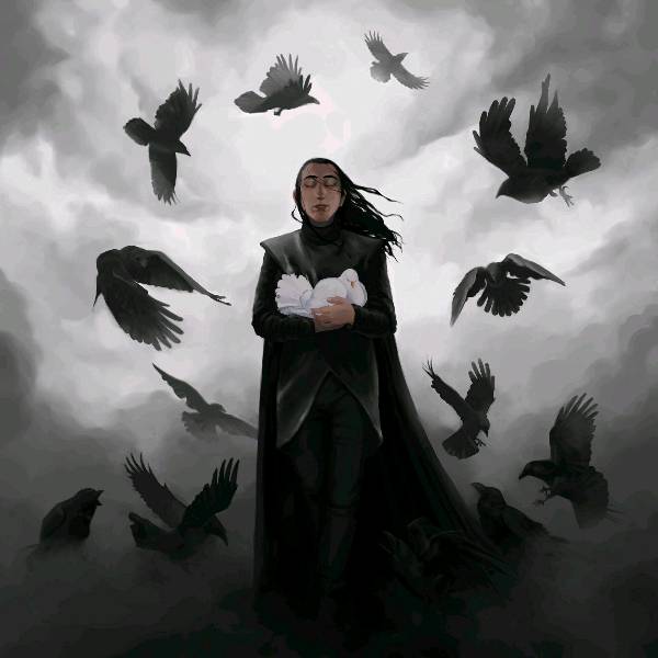 I am the dove among crows