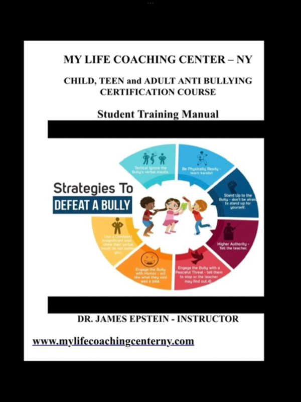 Child,Teen and Adult anti Bullying Coach Certification courses