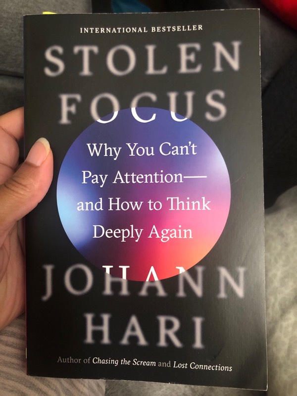 You’re Invited to READ With Bun Bun and I🐇’ Stolen Focus’by Johann Hari— Why Can’t We Pay Attention?