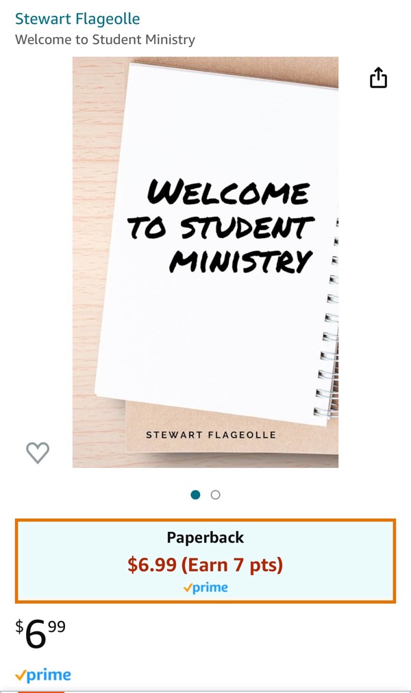 Welcome to student ministry