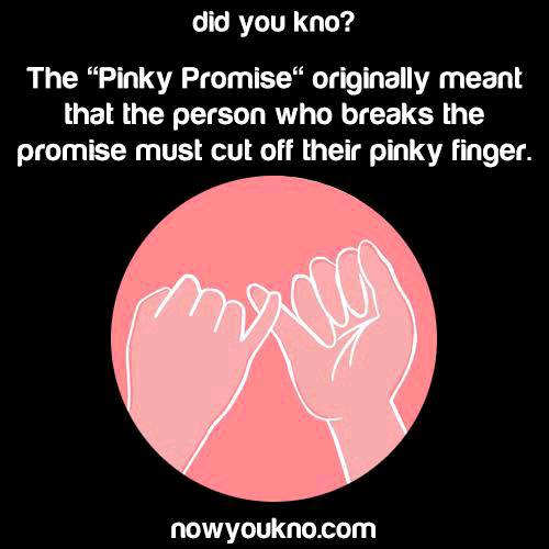 Pinky promise!!!!!!!