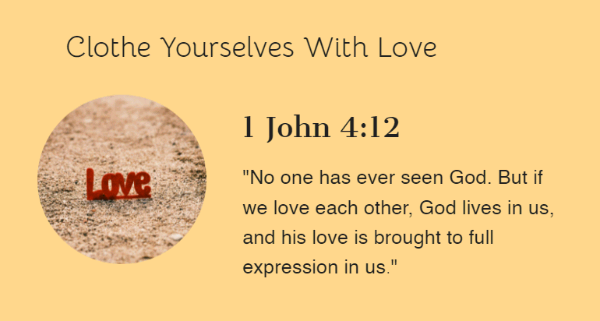 Clothe Yourselves With Love