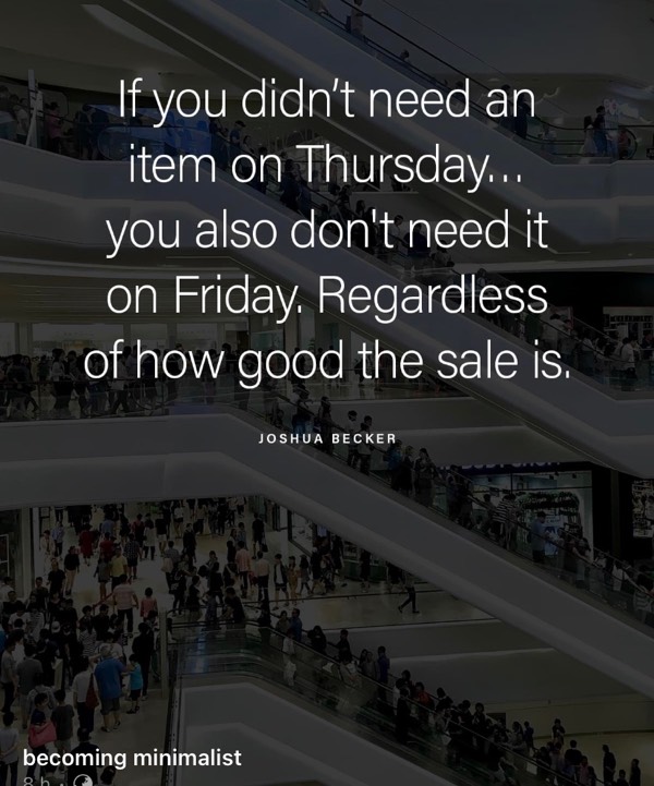 Are you giving into Black Friday shopping frenzy?