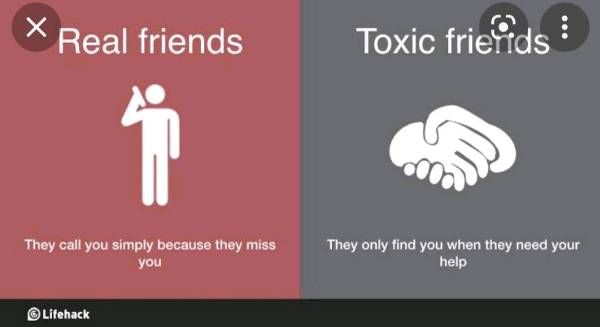 What makes a friend non-toxic???