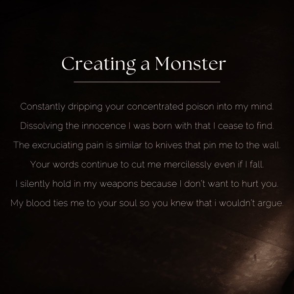 Creating a Monster