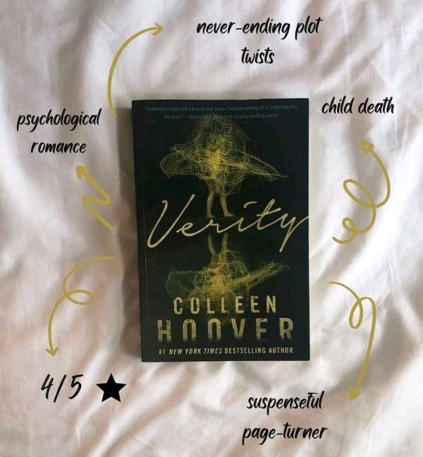 Book Review - Verity by Colleen Hoover