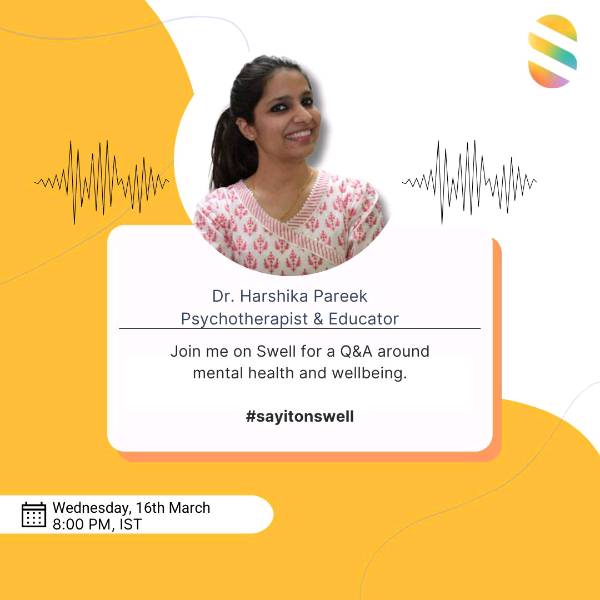 In Conversation with Dr. Harshika Pareek—Mental Health, Wellness and More!