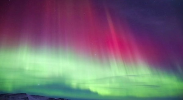 Northern Lights Flight the Aurora boralis