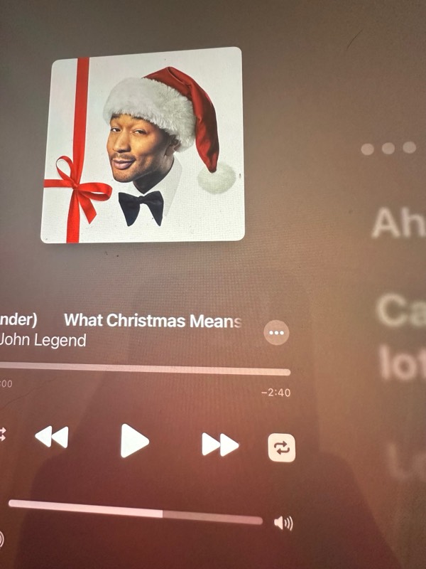25 Days of Holiday Song Reviews-Day 12! What Christmas Means To Me-John Legend!