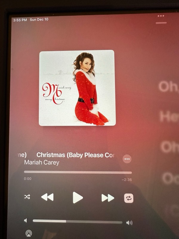 25 Days of Holiday Song Reviews-Day 10! Christmas-Mariah Carey!