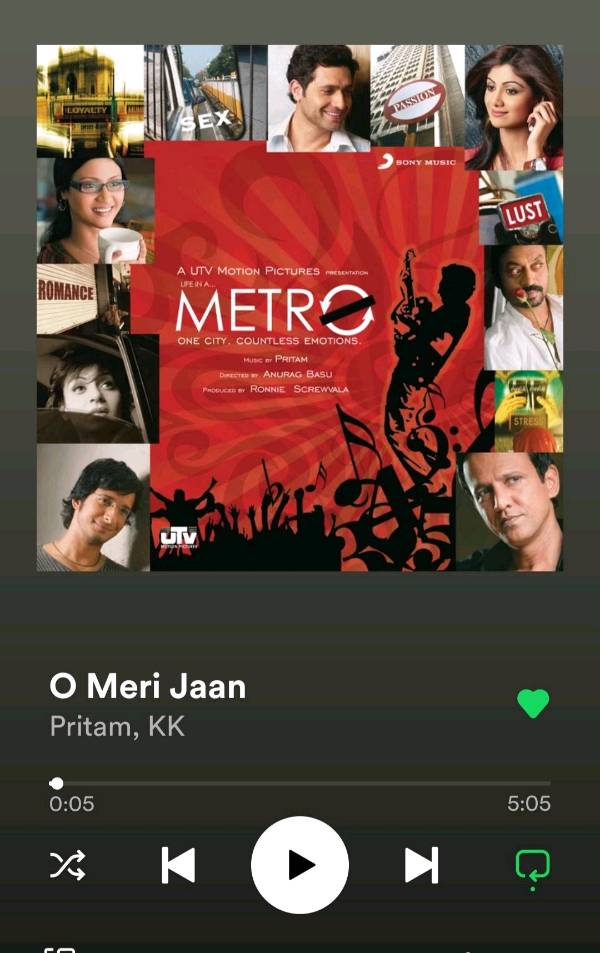 I tried singing KK's 'O meri Jaan' for the first time which is one of my favourite songs.🌠❤️