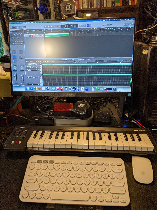Logic Pro X on the Mac mini with only 256gb of storage