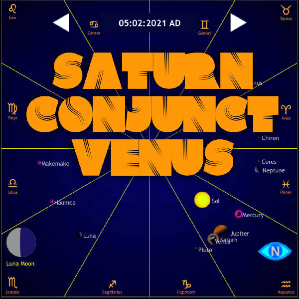 Saturn Conjunct Venus 🪐 💗