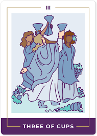 Tarot for today : 3 of cups