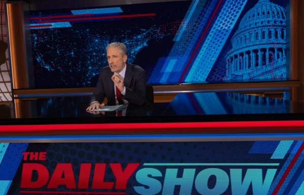 Jon Stewart is back at The Daily Show