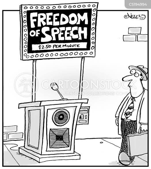 Is there a limit to freedom of speech? Then, where do we draw the line?
