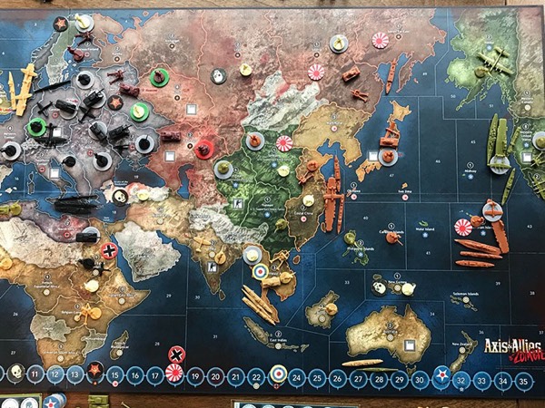 Strategy Board Game Review: Axis & Allies - Zombies
