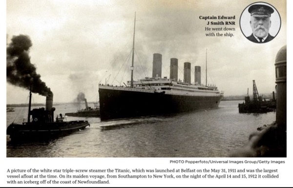 #1429 The Titanic 112 years later.