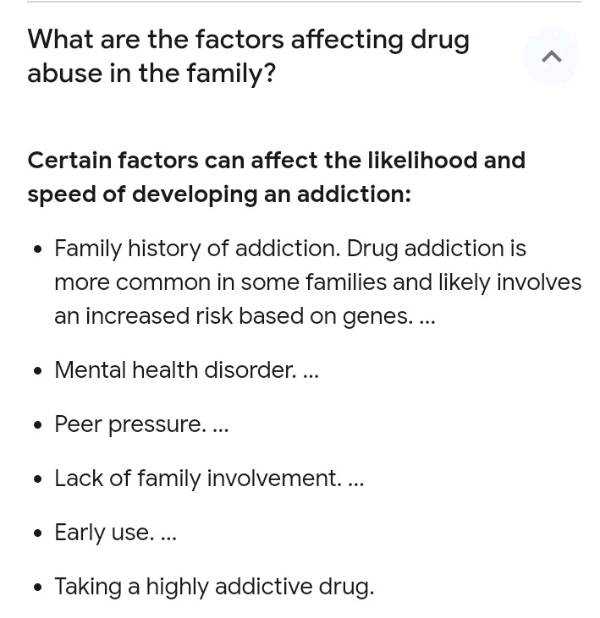 Addiction pt 2 - the effect on the family and loved ones