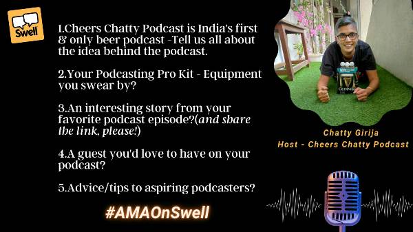 Ask Me Anything about Podcasting - Cheers Chatty Podcast.