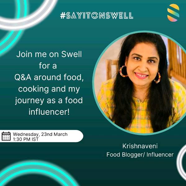 Food Vlogging is Ecstacy | Conversation with Ms Krishnaveni