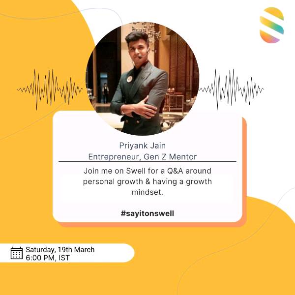 Business is beyond making Money| A conversation with Mr Priyank Jain