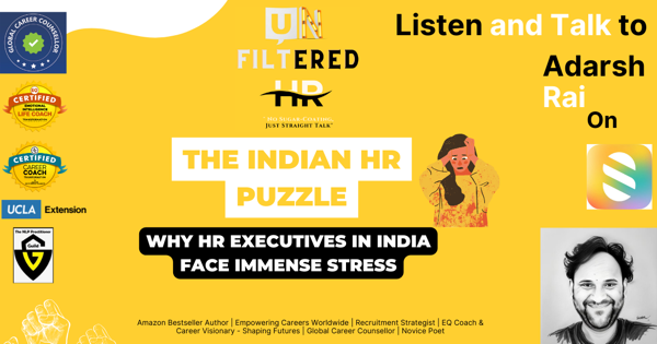 The Indian HR Puzzle -  Why HR Executives in India Face Immense Stress