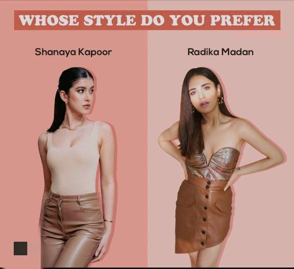 Shanaya vs Radhika