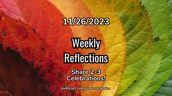 #WeeklyReflections 11/26
