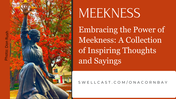 Embracing the Power of Meekness: A Collection of Inspiring Thoughts and Sayings