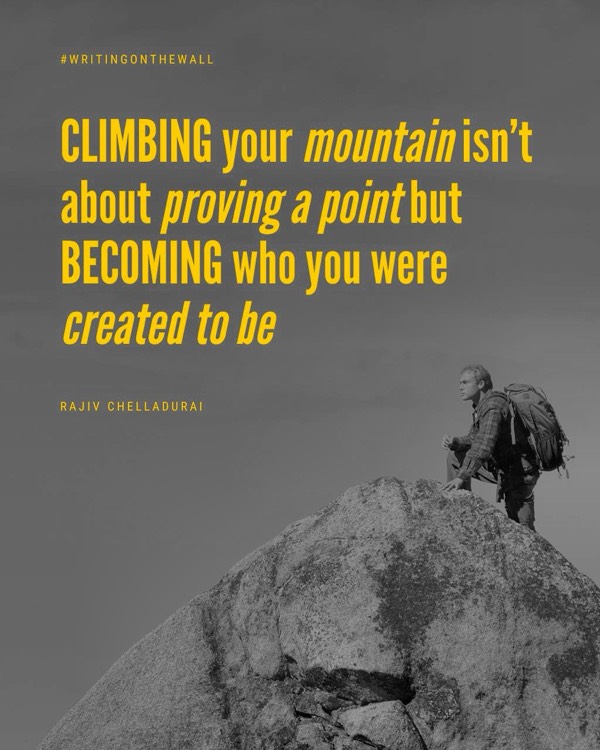 Climb your mountain