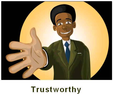 A true Scout is trustworthy and remain trustworthy, through life.