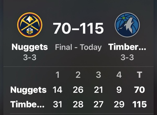 The Nuggets got dipped in special sauce