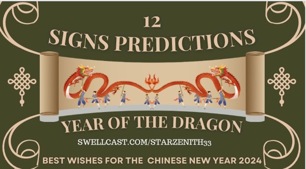 12 SIGN PREDICTIONS ON THE #YEAROFTHEDRAGON 2024!