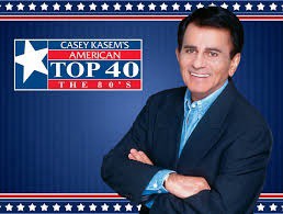 Casey Kasem and the weekly  top 40s