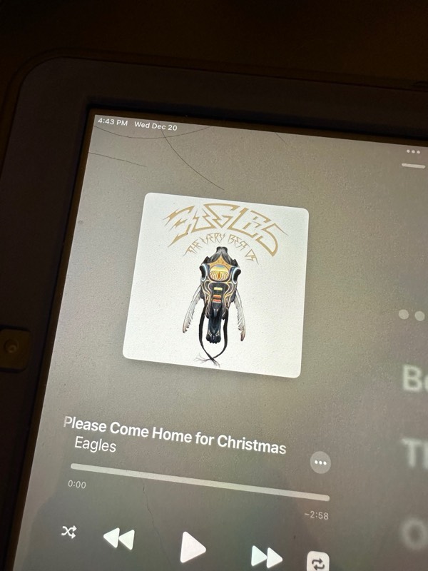 25 Days of Holiday Song Reviews-Day 20! Please Come Home For Christmas-Eagles!