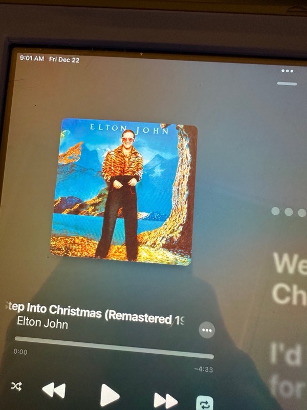 25 Days of Holiday Song Reviews-Day 22! Step Into Christmas-Elton John!
