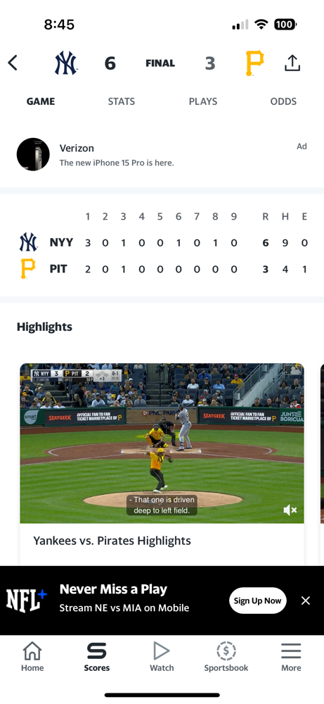 The Yankees take down Pirates in game 2, winning 6-3!