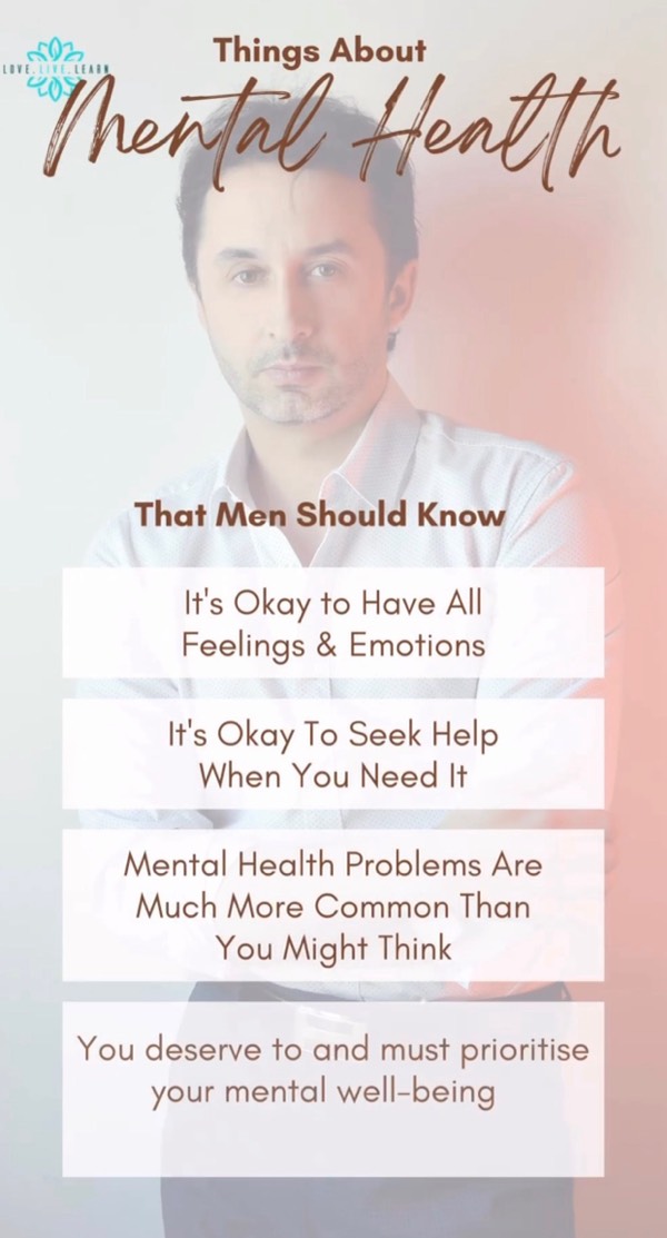 Things about Mental Health, Men should know