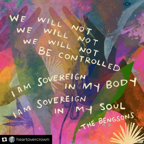 I am Sovereign in Body. I am Sovereign in My Soul.