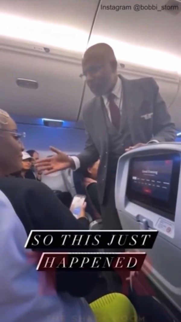 Woman almost gets kicked off a flight for singing