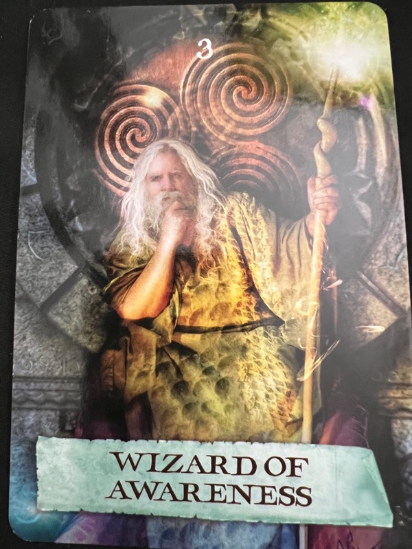 Oracle card reading: wizard of awareness