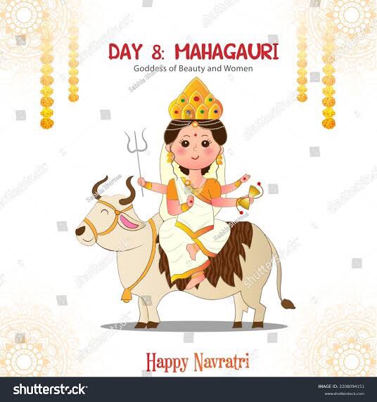 Navratri - Day 8: Mahagauri