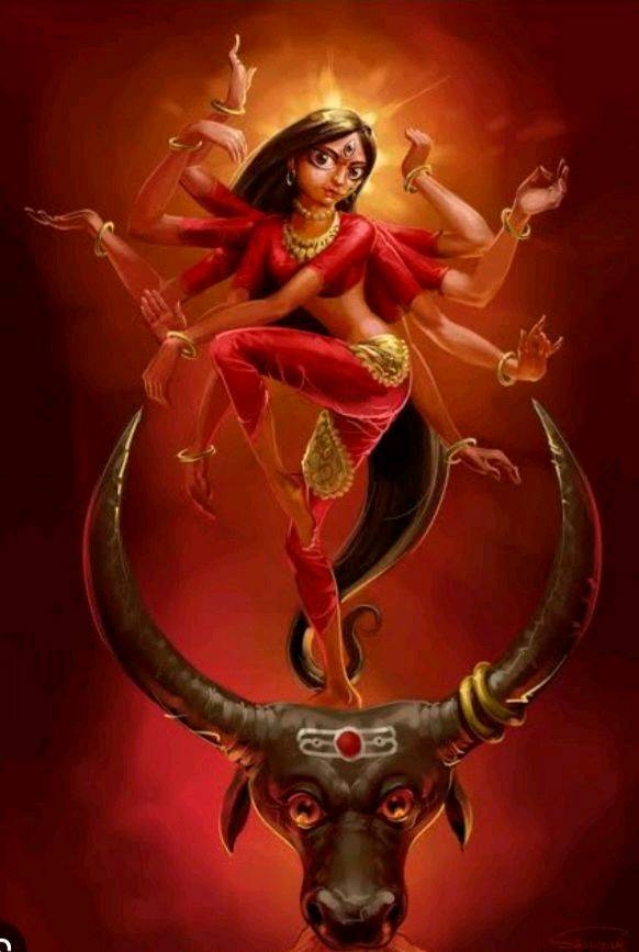 Women's are Maa Durga     The woman who rule the world with love and posivity
