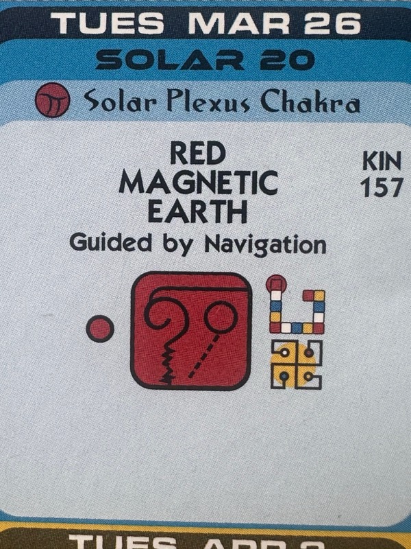 Red Magnetic Earth - Beginning of a new 13 Day Wavespell Tone Cycle and a new 52 Day "Castle" of Time