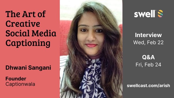 Creative Social Media Captioning - An Interview with Dhwani Sangani, founder of Captionwala