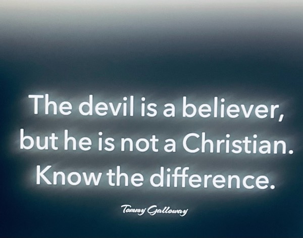 The Devil is a Believer but he is not a Christian, know the difference in people!