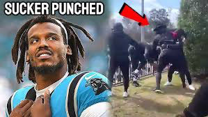 #VoiceYourOpinion |Former NFL Quarterback Cam Newton tries to break up brawl in Atlanta but is attacked instead!