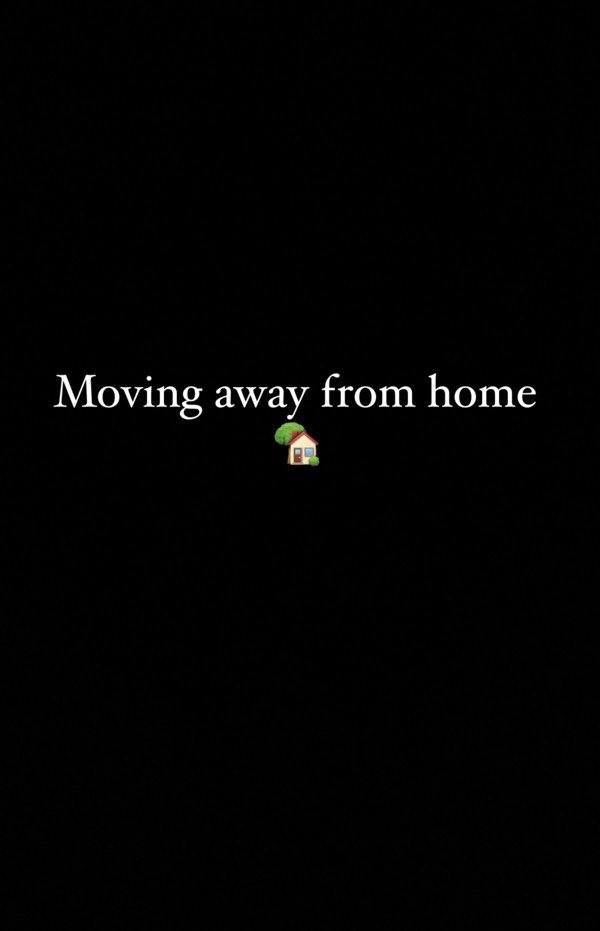 Moving away from home