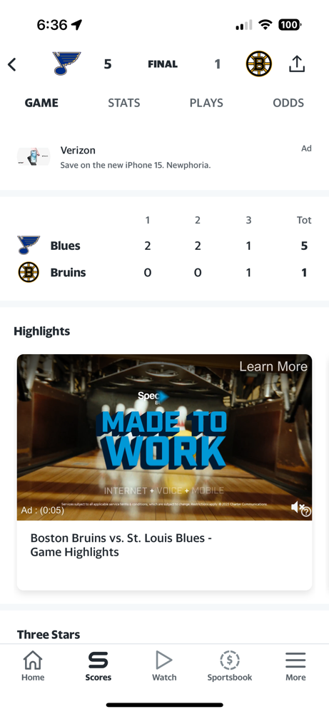 The Bruins crash and burn against Blues, losing 5-1.